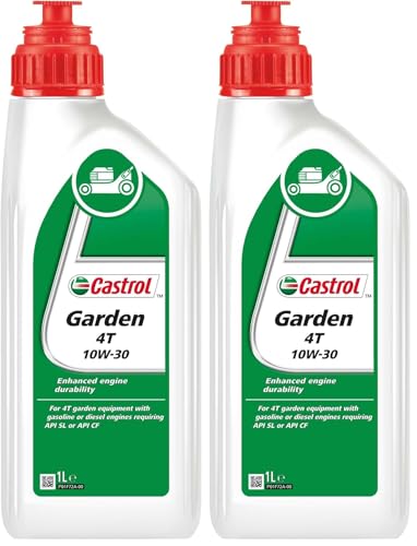 Castrol GARDEN 4T 10W-30 pour l'entretien printanier du motoculteur 2 x 1L
