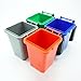 4Pcs Wheelie Bin Pencil Holders | Mini Trash Can | Mini Garbage Trash Pen Holder | Desk Toys, Perfect for Toddler/Small Children,Office Stationery to Organize The Desk