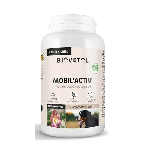 Biovetol - Compresse Mobil'Activ Dog - Integratore alimentare per cani per il comfort articolare