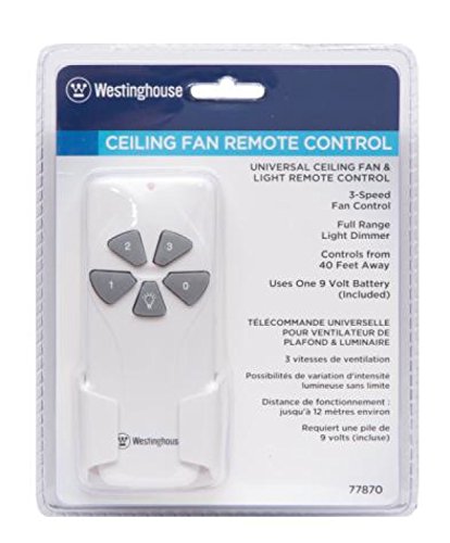 Westinghouse Lighting 7787000 Ceiling Fan And Light Remote Control, White #TOP2