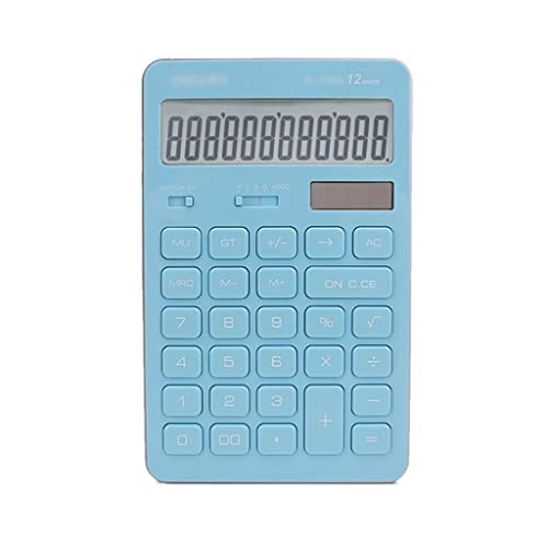 Calculadora portátil que no se apaga gracias al sistema solar dual de 12 dígitos 1