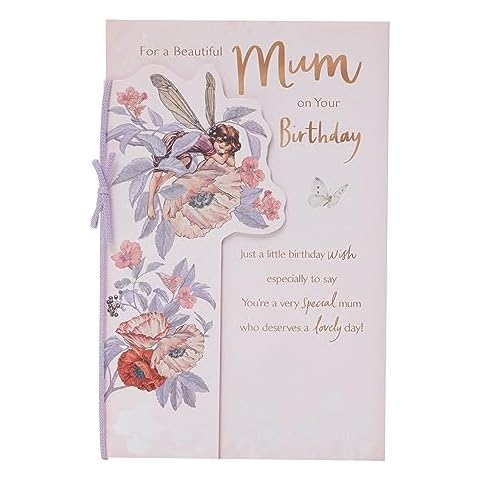 Floral Fairy Mum Birthday Card by UK Greetings Cover