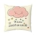 Regalo Fidanzata Regali di Coppia Federe Cuscini Divano Regalo Donna Compleanno Regalo Matrimonio Anniversario per Lei Romantici Regalo San Valentino per Lui Copricuscini - Ti Amo Perché Sei Unica