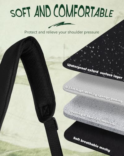 Image of BIG TEETH Golf Bag Straps Swivel Backpack Straps Golf Bag Double Strap, Backpack Straps Replacement Adjustable Bag Strap