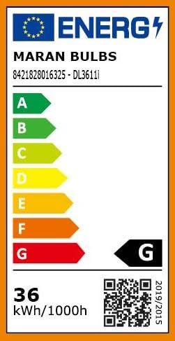 Bombilla DULUX L 36W 865 2G11 - Alta Eficiencia, Luz Fría - Recambio Para Lámparas