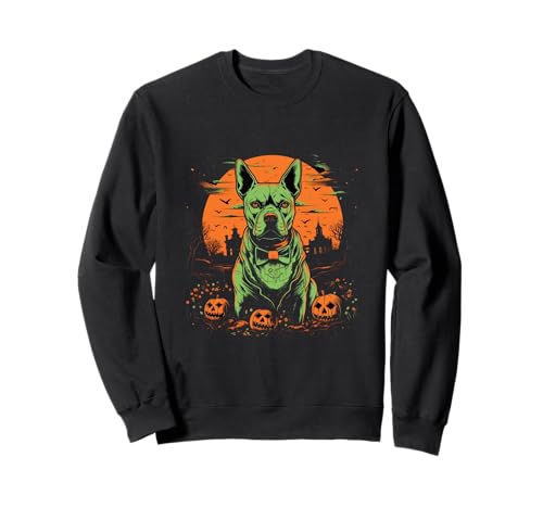 Pitbull - Disfraz de zombi de Halloween para perro, cachorro, hombres, mujeres y niños Sudadera