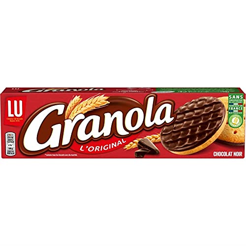 Granola Chocolat Noir pour le goûter en famille lot de 4 paquets de 195g