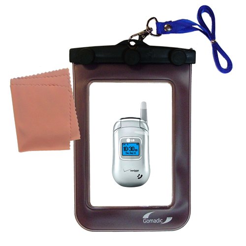 Gomadic Outdoor Waterproof Carrying case Suitable for The LG VX3450 to use Underwater - Keeps Device Clean and Dry