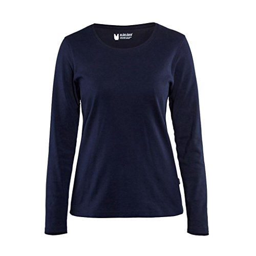 Camiseta larga mujer Blaklader azul marino ropa trabajo talla XXL 2