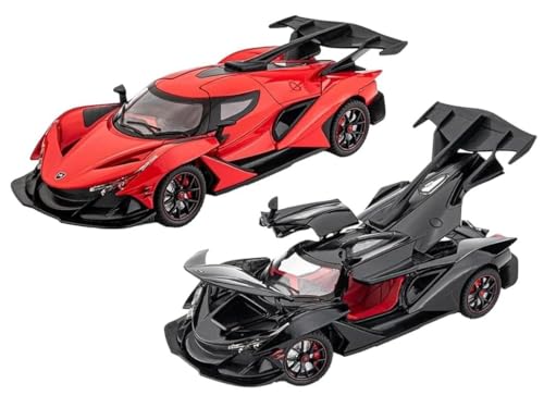Image of 1:24 Big Size Apollo IE Scale Model Car - Exclusive Alloy Metal Pull Back Die Cast Car Toy with Openable Doors, Light & Music - Best Gifts for Kids【Colors as Per Stock】