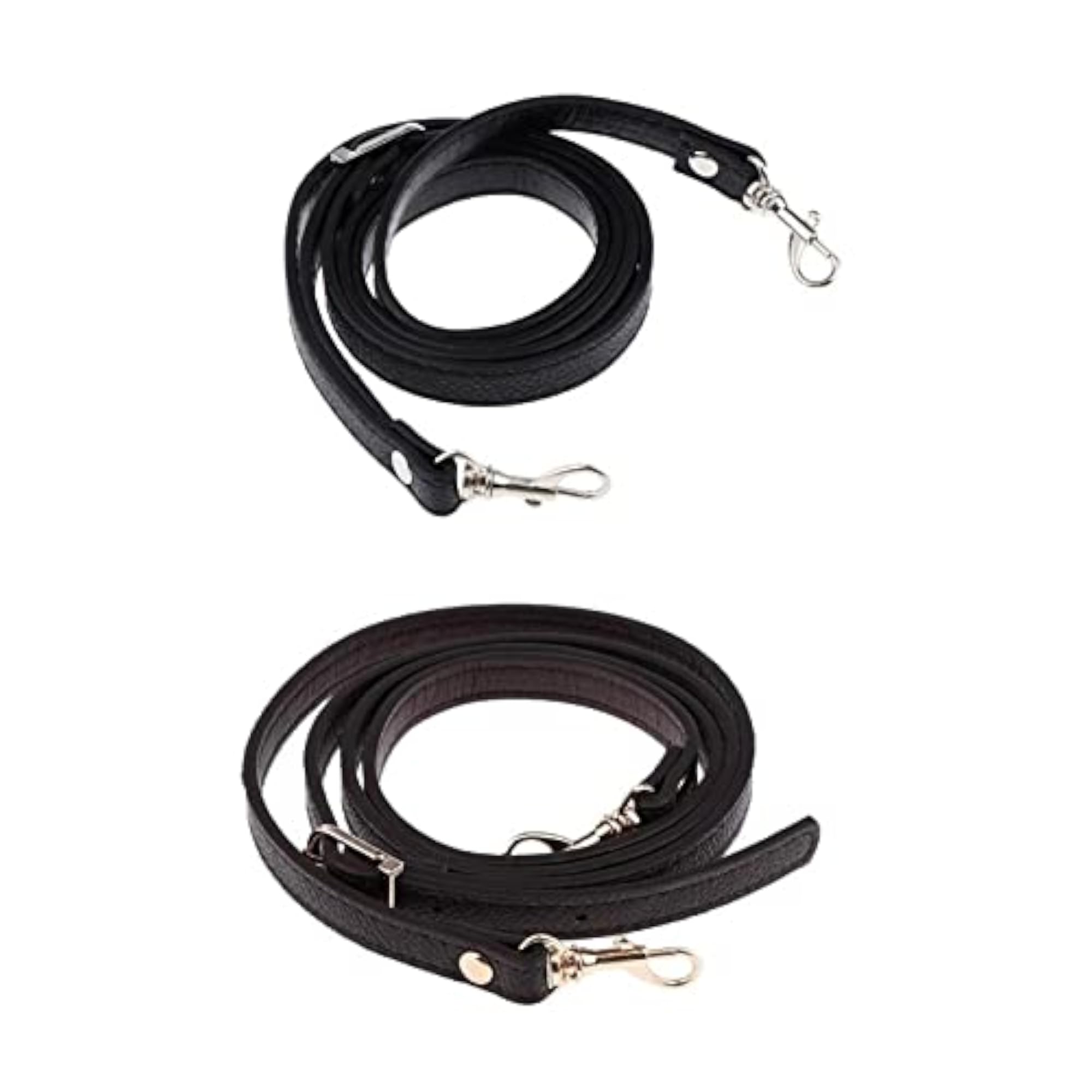 2x Adjustable PU Leather Shoulder Bag Strap Replacement