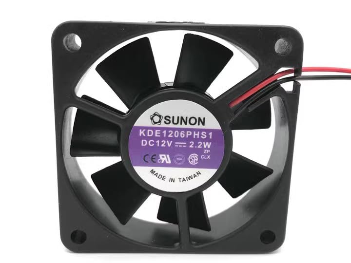 KDE1206PHS1 DC12V 2.2W Silent Cooling Fan - 60mm x 15mm