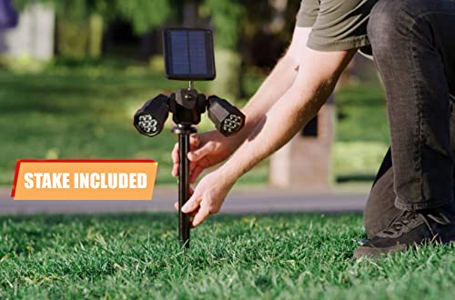 image for Bell+Howell Bionic Duo Spotlight: Solar Outdoor Lights with Motion Sen