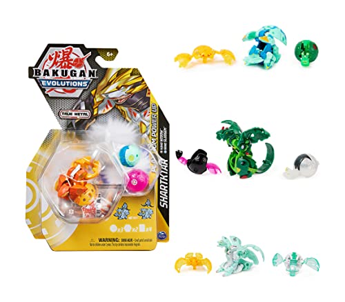 BAKUGAN 'Evolutions' Power Up 3er Pack mit 1 Platinum Series Ball (mit...