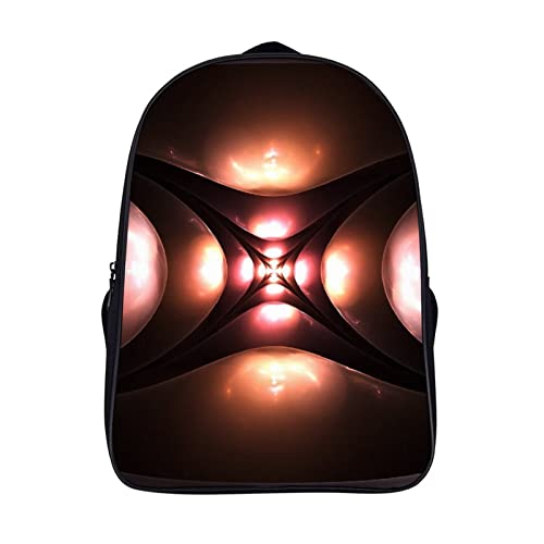 Sac d'école unisexe contre le mal de dos : sac à dos artistique léger 40x28x16cm