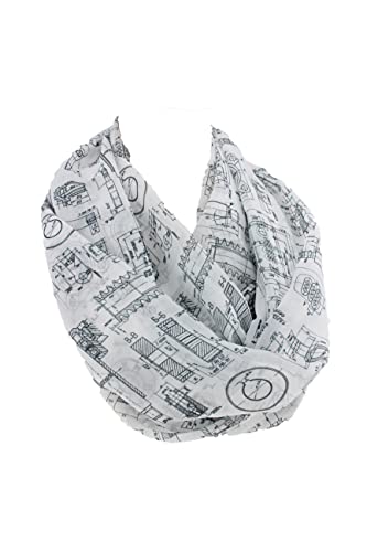 Etwoa's Mechanic Parts Design Infinity Circle Loop Scarf2