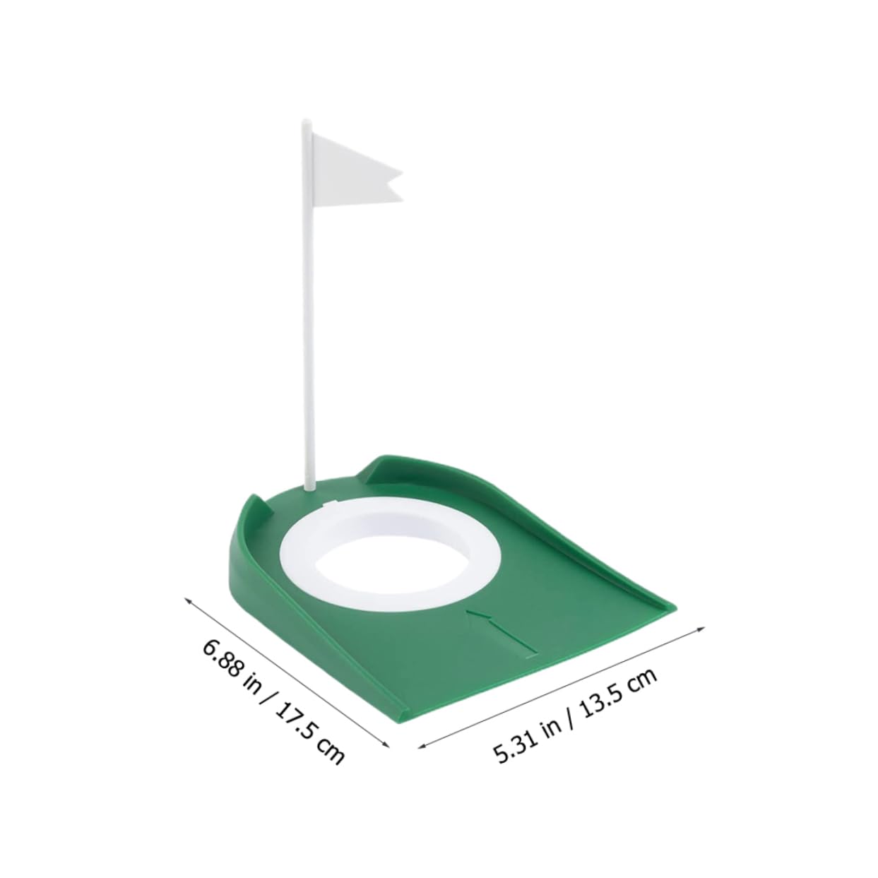 FOYTOKI Golf Cup Put Training Hole Practice Putting Cup Set Indoor Golf Training Aid Portable Compact