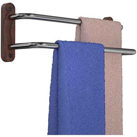 Bathroom Towel Rack Towel Shelf Lavatory Towel Bars Wall Mount 1Pack Cover