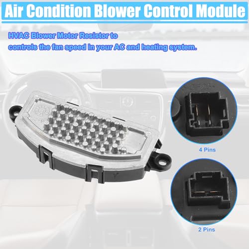 Image of ACROPIX HVAC Heater Blower Motor Resistor Temp Control Regulator Module Fit for BMW X1 2016-2022 No.64117952061 /64119301594 /64119377854 - Pack of 1