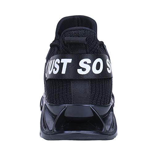 UMYOGO Womens Casual Walking Sneakers Fashion Workout Athletic Shoe for Women Running Sport Aerobics Black Size 7 US