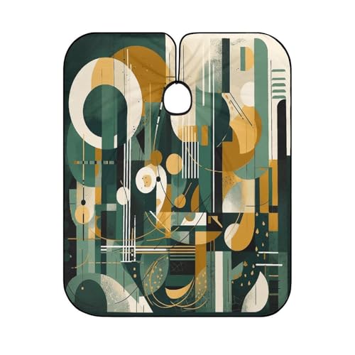 Capa para Corte de Cabello Abstract Painting resistente al agua miniatura 6