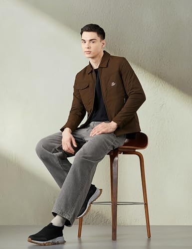 Image of Qube by Fort Collins Men's Shacket - Stylish & Trendy Shirt-Style Winter Jacket for Men