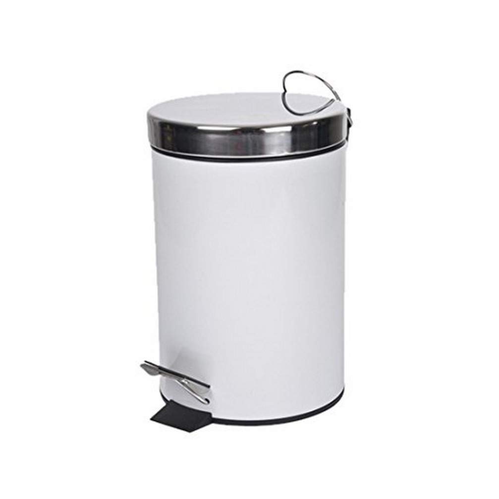 Douceur d'Intérieur Metal Bin 3 L white
