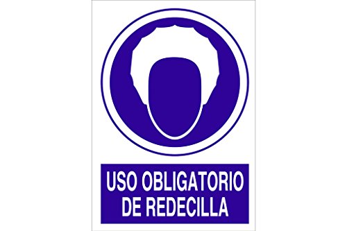 Cofan - Plimpo Señal Adhesivo 210X148Mm. Uso Obligatorio De Redecilla En Oferta Cofan O08Ad210148 Señal Adhesivo, 210 X 148 Mm