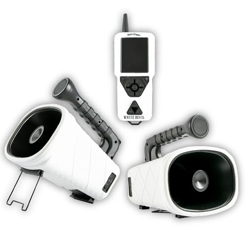 Lucky Duck White Devil Ecaller, Wireless Electronic Snow Goose and Predator Caller