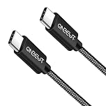 OneCut iPad Charging Cable, 60w Nylon Fast USB C to Charger Cord Lead for iPad Pro 12.9-inch (3rd-6th) 11-inch (1st-4th), Air (4th, 5th), 10th, Mini (6th generation) 2022 2021 2020 (3ft), Black