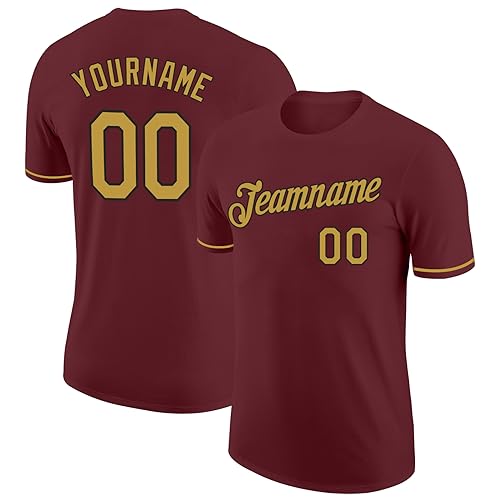 Custom Baseball Shirt Designed Baseball Jersey Personalized Add Your Name Number Hip Hop T-Shirts for Men Women Youth