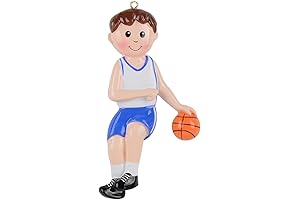 Personalized Basketball Boy Sports Ornament