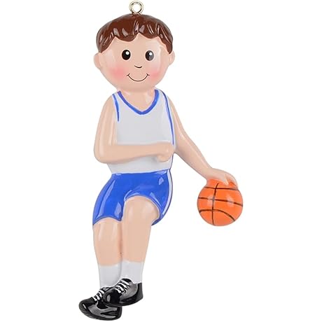 Personalized Basketball Boy Sports Ornament
