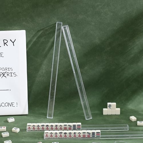 Juego de 4 soportes mini Mahjong Yardwe miniatura 6