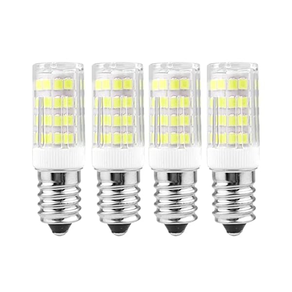 MZMing 4 Stück E14 LED Birne 4W für Dunstabzugshaube Led Kaltweiß Birne 6000K Led Kühlschrank Nicht Dimmbar Leuchtmittel…