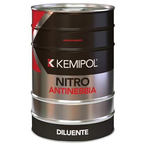 Kemipol Diluente Nitro Antinebbia Diluizione Vernici Fondi Finiture Pulizia Attrrezzi (20 Lt)