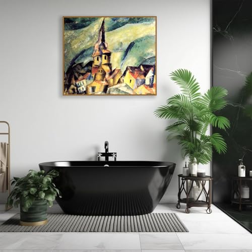Tableau grand format Lyonel Feininger idée cadeau originale crémaillère - 4