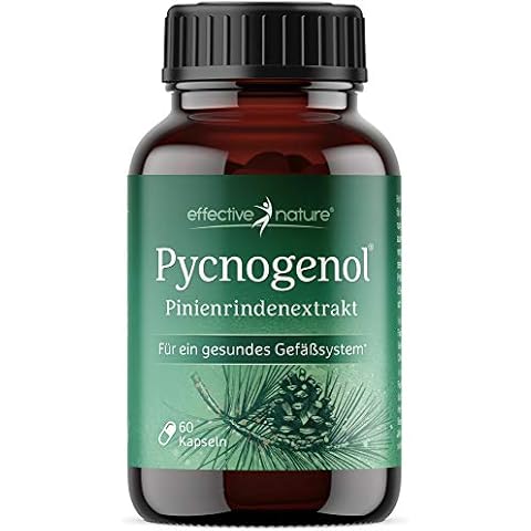 Pinienrindenextrakt hochdosiert - Original Pycnogenol - mit Vitamin C aus der Acerolakirsche - 60 vegane Kapseln - Reicht für zwei Monate - Vegan Cover