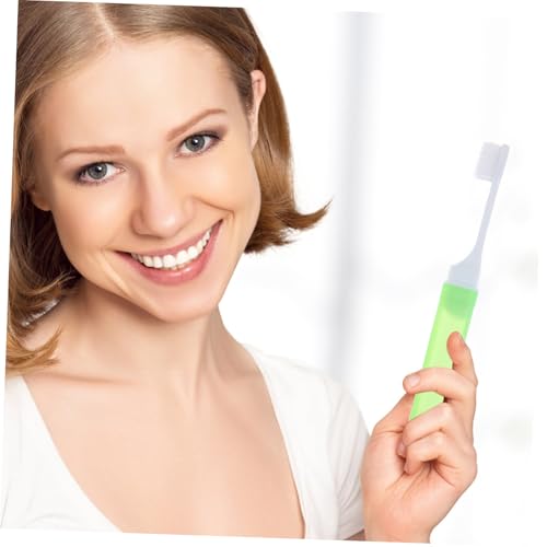 Yardenfun 12 Stück Teiliges Faltbares Zahnbürsten Erwachsene und Jugendliche Weiche Borsten Kompakt Leicht Ergonomisch Rutschfest für Reisen und Täglichen Gebrauch Farben Zufällige Farbe – Bild 7