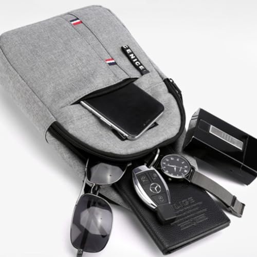 Mini Mochila Pochete Bolsa Tiracolo Transversal Ombro Masculina Feminina Saída Fone de Ouvido Imperm