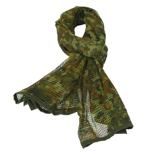 LOOGU Desert Netting écharpe tactique Miliary Camo foulards en maille pour hommes et femmes Wraps