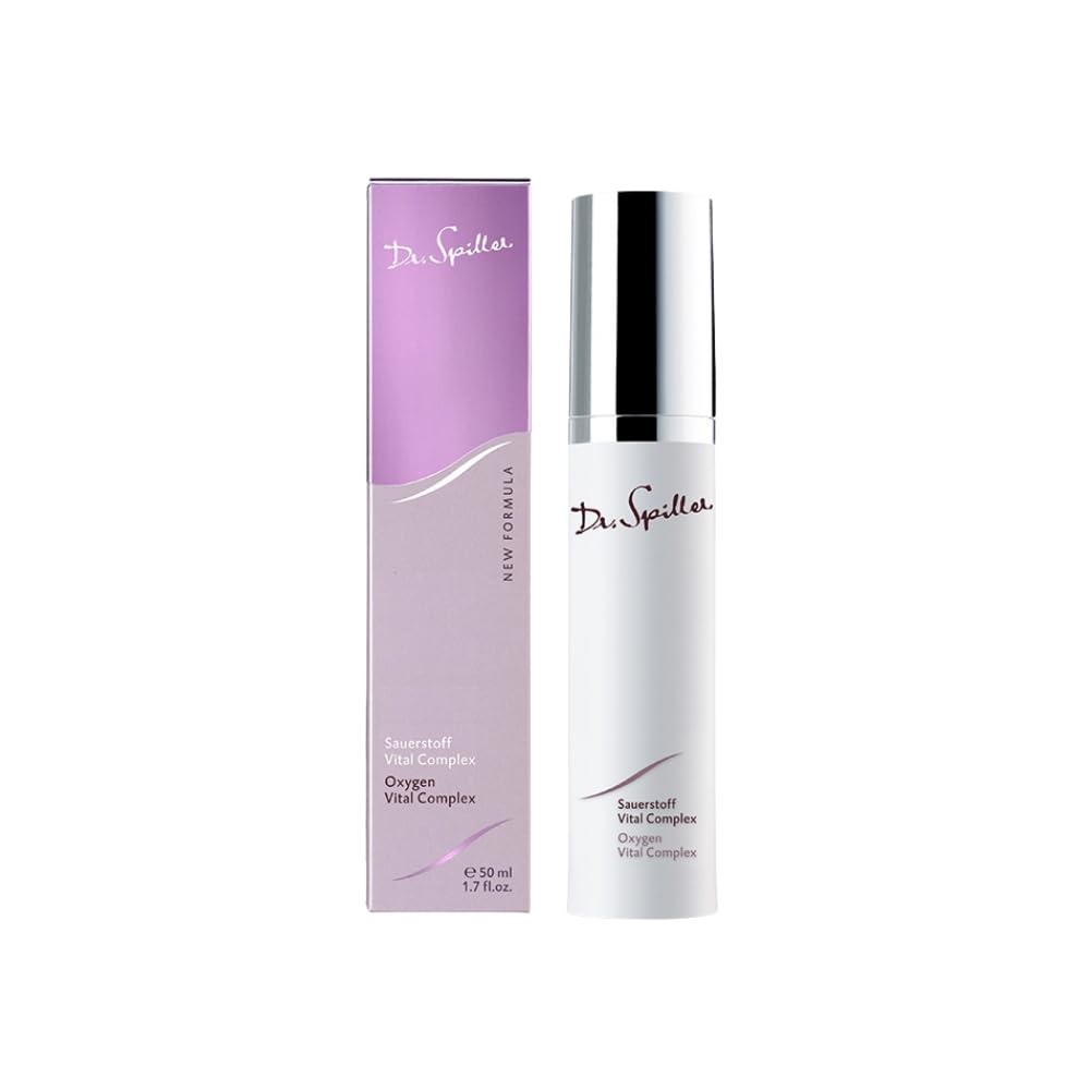 Dr. Spiller Oxígeno Vital Complex – Crema hidratante revitalizante con aloe vera, ácido hialurónico y vitamina E – Para piel cansada y estresada – Fluido ligero con Oxyglow Compound (50 ml)