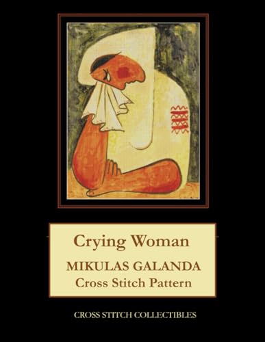 Crying Woman: Mikulas Galanda Cross Stitch Pattern