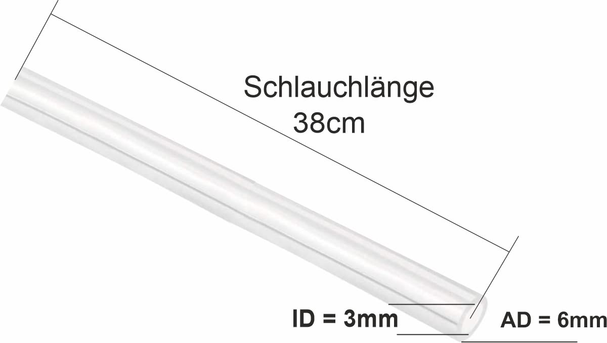 Tubi Latte Silicone Per Macchine Caffè Jura - Set 6 Pezzi + 3 Raccordi, Per Schiuma Latte, Trasparenti