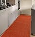 Custom Size Runner Rug Solid Color Design Extra Long Runner Rugs for Hallways 36 Inch Wide x Pick Your Size by Feet Slip Skid Resistant Rubber Back Rug Runners (Orange, 2 ft x 36 in)
