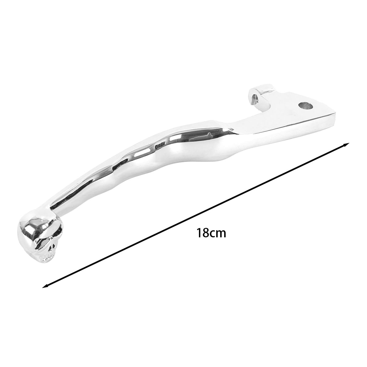 Coppia di leve freno frizione in alluminio a forma di teschio compatibili con Yamaha Virago 250 535 700 750 1000 1100 V-Star