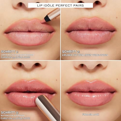 Lancôme Lip Idôle Lip Shaper Creamy Matte Lip Liner, 100 Red now, bis zu 8 Stunden haltbar, wasserfeste Formel… – Ansicht 7