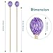 VANPHY Marimba Mallets (2-Pack) Yarn Heads with Beech Wood Handle Keyboard Percussion Accessories for Xylophone Glockenspiel Vibraphone Ideal for Beginners Students and Music Lovers Purple