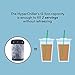 HyperChiller HC2BG Patented Iced Coffee/Beverage Cooler, NEW, IMPROVED,STRONGER AND MORE DURABLE! Ready in One Minute, Reusable for Iced Tea, Wine, Spirits, Alcohol, Juice, 12.5 Oz, Slate Blue