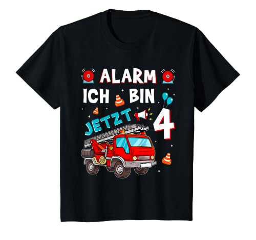 Kinder 4 Geburtstag Junge Mädchen Feuerwehr Geschenke Feuerwehrauto...